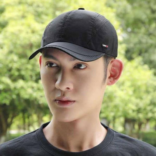 남자 여름 스포츠 메쉬 썬 캡 모자 햇빛 자외선 차단 조깅 골프 낚시 선바이저
