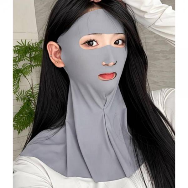 자외선차단 전면 안면 보호대 귀걸이형 얼굴 햇빛 가리개