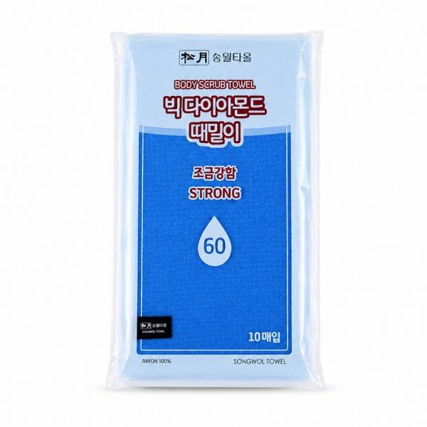 송월 빅 다이아몬드 때밀이 60 조금강함 10매입