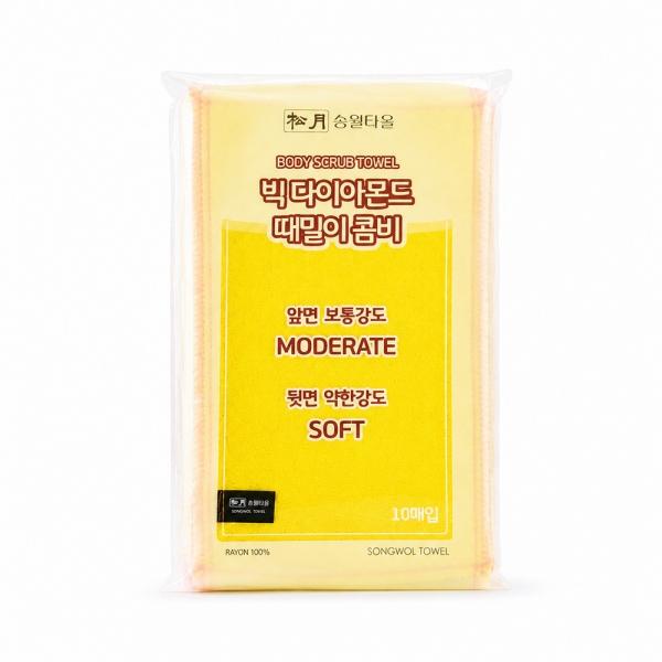 송월 빅 다이아몬드 때밀이 콤비 10매입