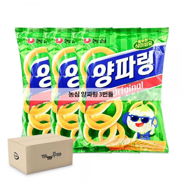 농심 양파링 50g x 3번들 (1박스-8개)