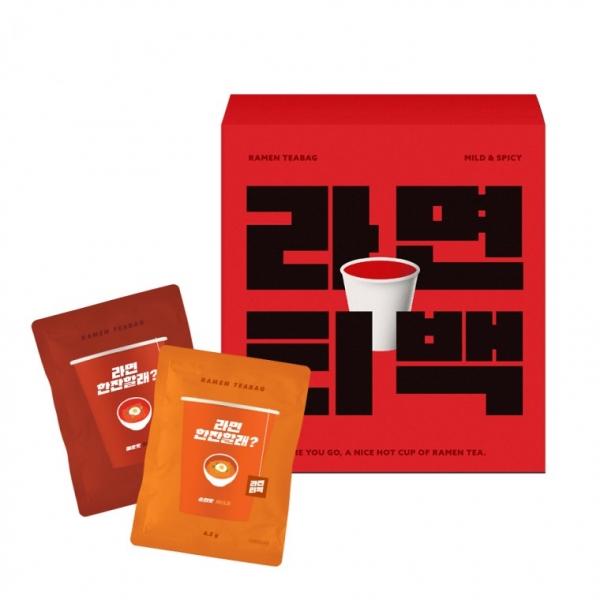 팔킨 원조 라면티백 라면 국물 차 (순한맛 매운맛 각 8개씩 16개)