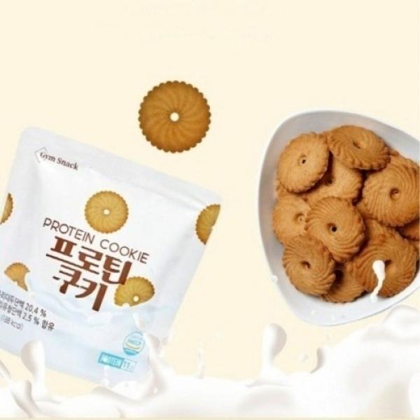 다이어트 간식 프로틴 단백질 쿠키 과자 40g x 8봉 GYM SNACK