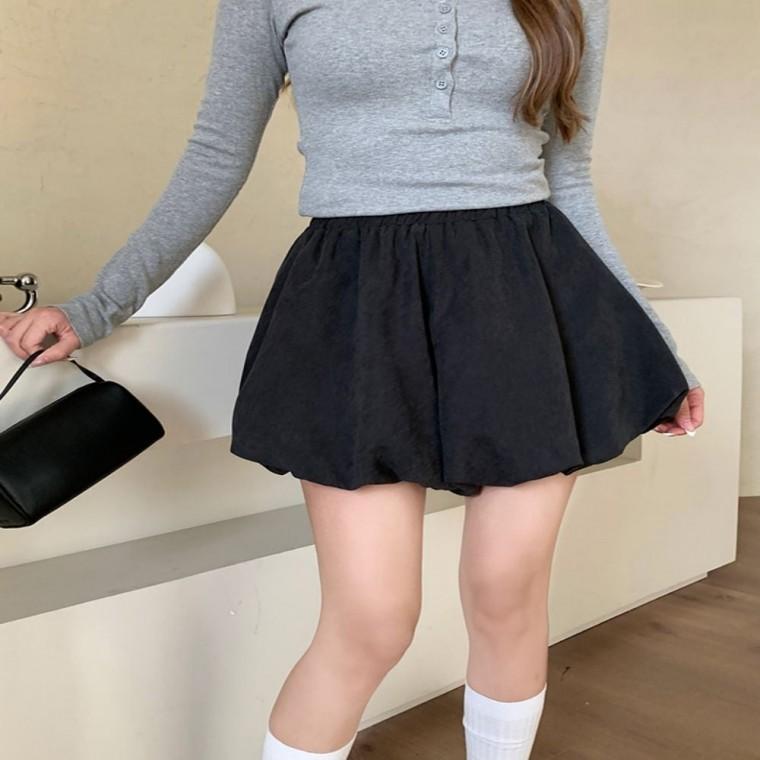 벨벳팬츠 가을팬츠 2컬러 허리밴딩 데이트룩 캐주얼반바지 귀여운 가을반바지