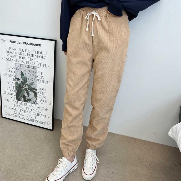 봄바지 와이드팬츠 여자통바지 여성면바지 여자카고바지 여성가을팬츠 봄가을