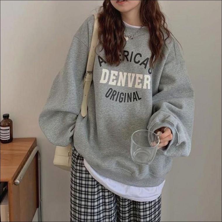 가을옷 캐주얼 봄 티셔츠 여성 긴팔티 긴팔 여성티셔츠 오버핏 맨투맨 가을