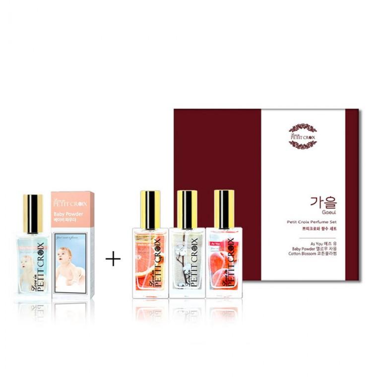 쁘띠크로와 향수 기프트 세트 가을 SET + 베이피파우더