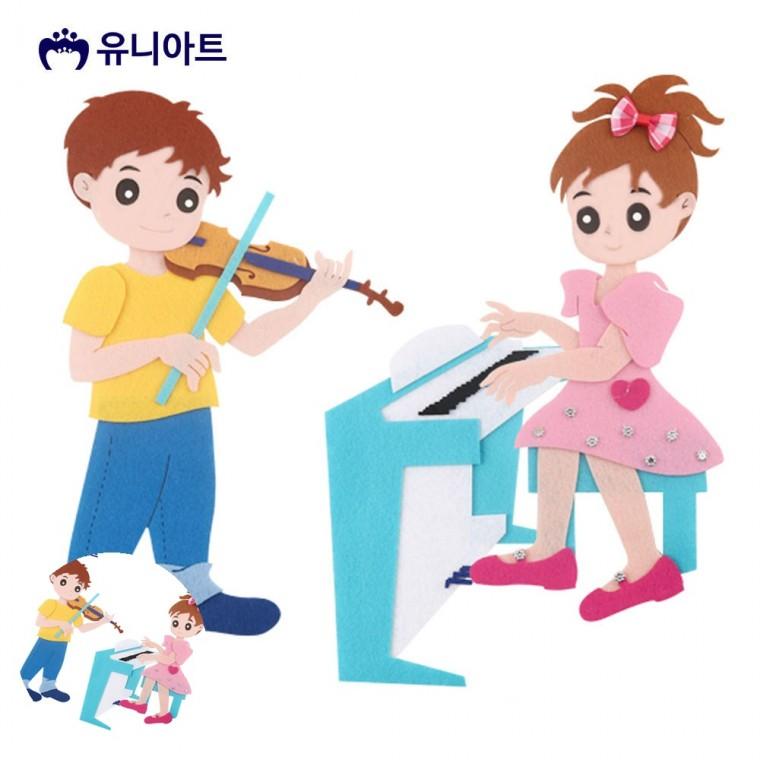가을환경꾸미기 가을게시판꾸미기 펠트게시판꾸미기 환경꾸미기 게시판꾸미기 펠트 악기연주하는 남 여