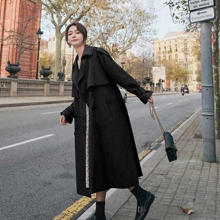 여성코트 가을코트 간절기코트 가을 트렌츠코트