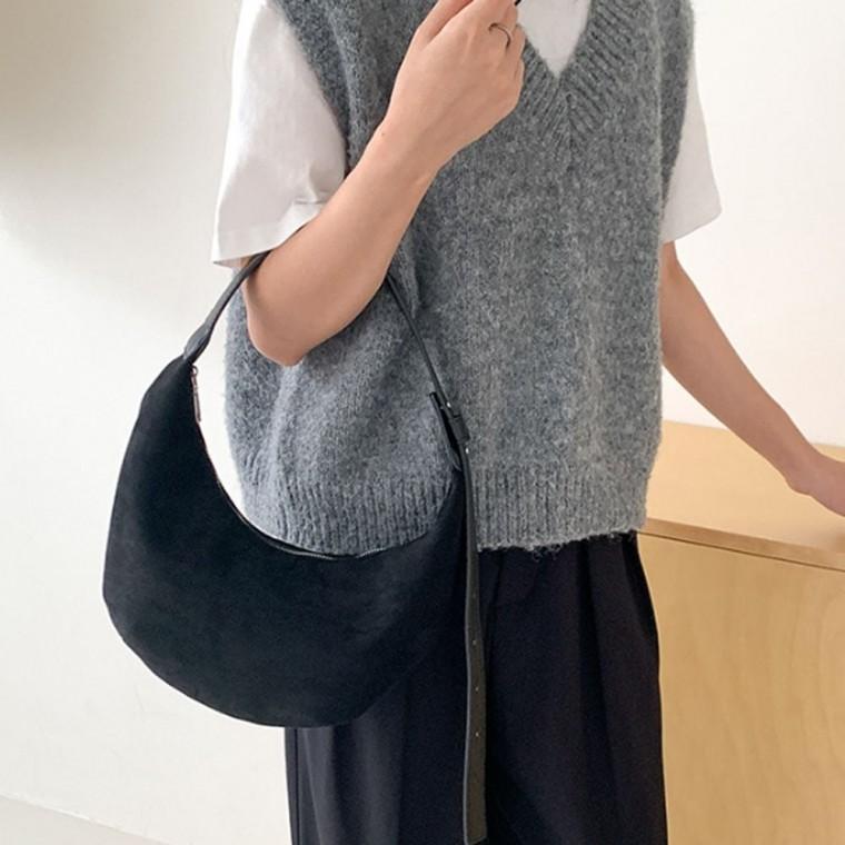 데일리백 여성가방 여성백 스웨이드 가을가방 여자가방 출근 데일리가방