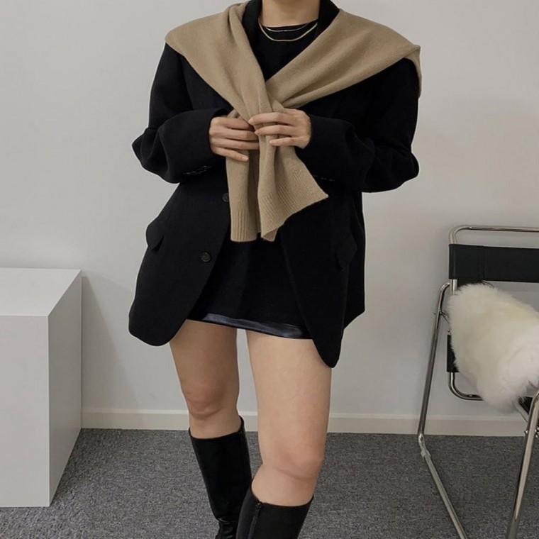 여자 어깨숄 숄가디건 어깨숄가디건 레이어드숄 니트 가디건 가을 여성 숄