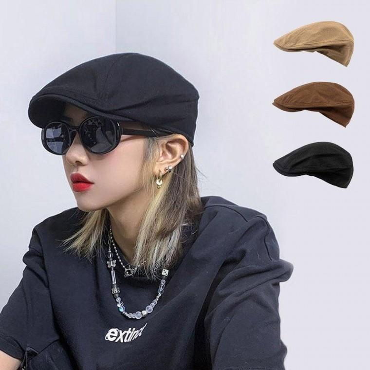 사계절 착용 가능한 여성 외출 스타일 모자 헌팅캡 여자 남자 여름 가을 빈티지 골프