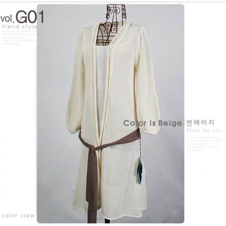 LC0803 봄부터가을까지 오픈스타일 롱가디건