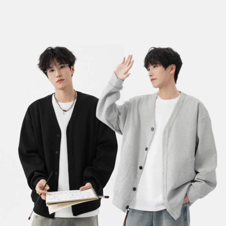 남성니트 가오리핏 겨울사무실 데일리니트 무지 가을 간절기 라운드니트 와플