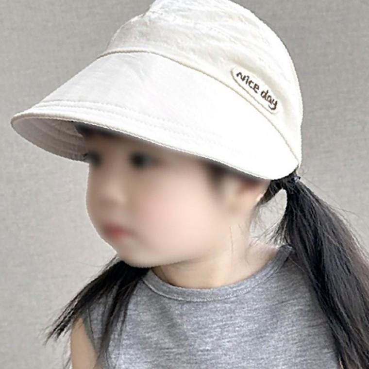준캡 유아 아동 어린이 나이스데이버클썬캡 돌돌이 가림막 봄 여름 가을 자외선차단 챙모자 귀여운