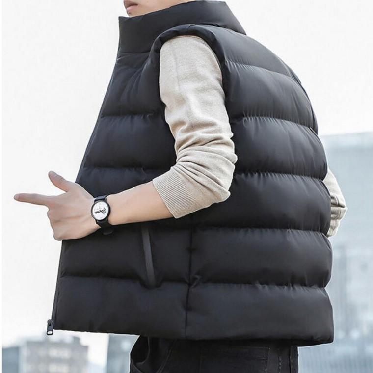 하이넥 패딩 베스트 가을 겨울 무지 경량 집업 조끼 가벼운조끼 패딩조끼