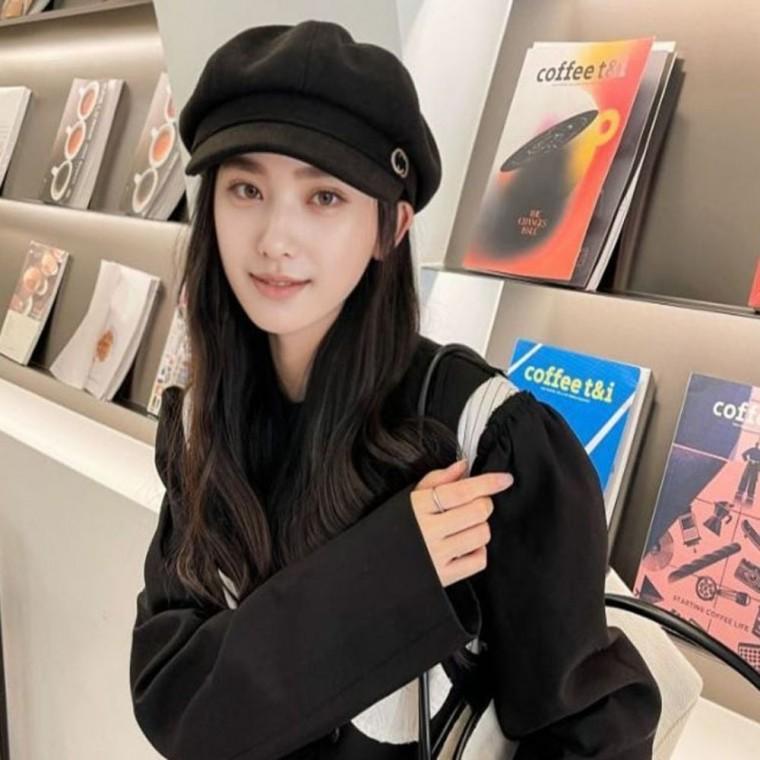 모자 가을 겨울 여자 빵 화가모자  베레모