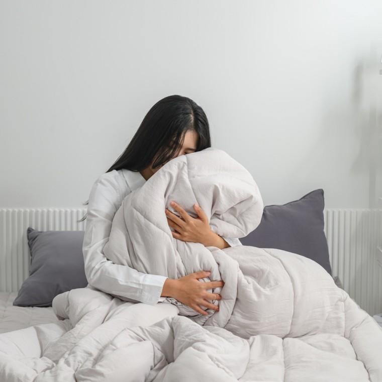 리빙밸류 사계절 내추럴 차렵이불 부드러운 푹신한 따뜻한 봄 가을 겨울 먼지없는 이불