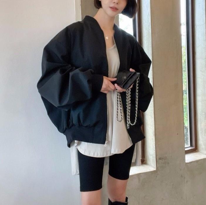 여성 가을 겨울 블루종 자켓 항공점퍼 아우터