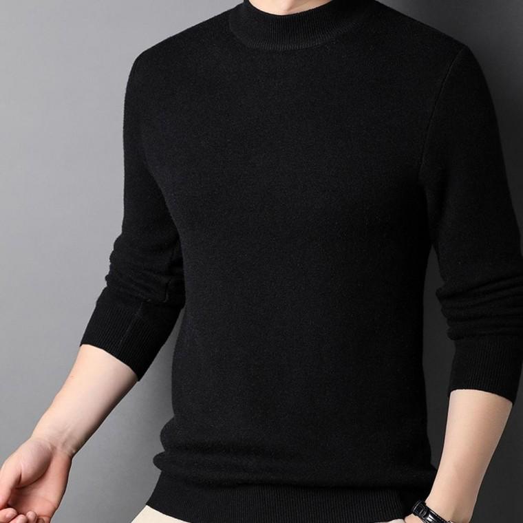 긴 팔 니트 가을 겨울 이너 티 얇은 목 폴라 스웨터