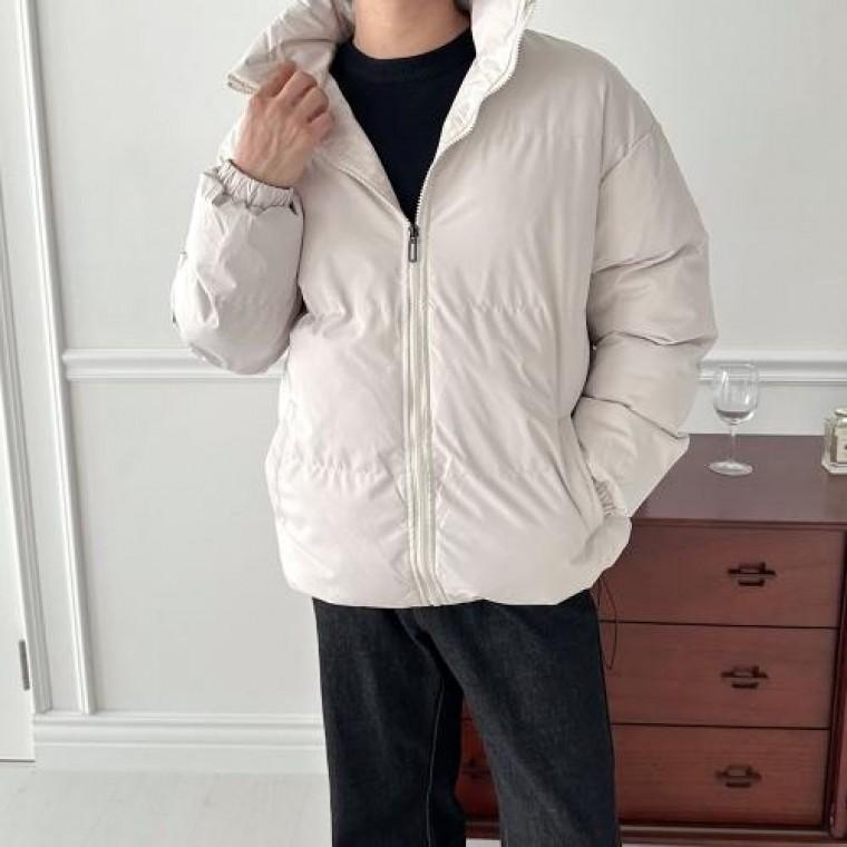 바람막이재킷 가을점퍼 간절기점퍼 오버핏 하이넥 패딩조끼추천 남자 패딩