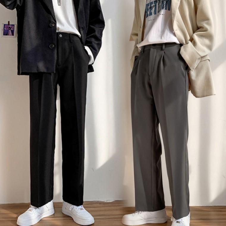 남자 봄 가을 편한 뒷밴딩 슬랙스 바지 정장바지 스판 테이퍼드슬랙스
