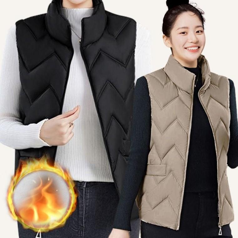 패딩 경량 가을 베스트 점퍼 수면조끼 보온 누빔 겨울 여자 방한용품