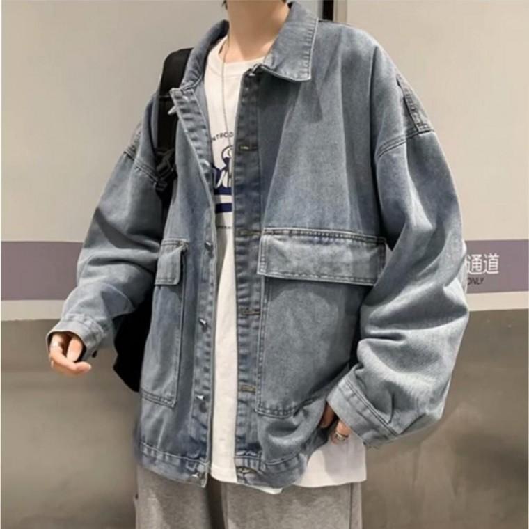 남성 캐주얼아우터 봄 가을 필수아이템 오버핏 청자켓