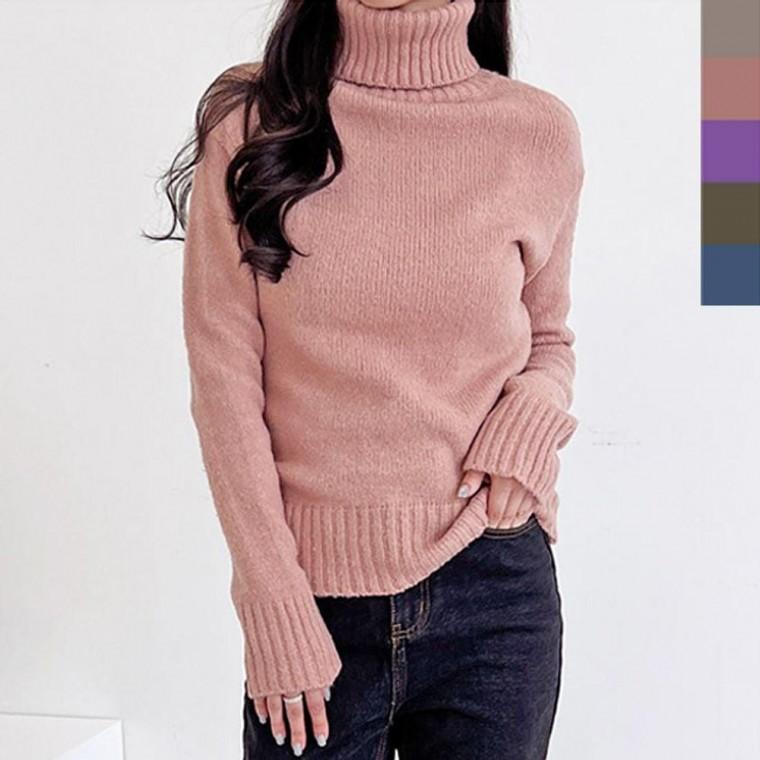 겨울 이너 목폴라 터틀넥 폴라티 데일리 가을 겨울 여성 니트