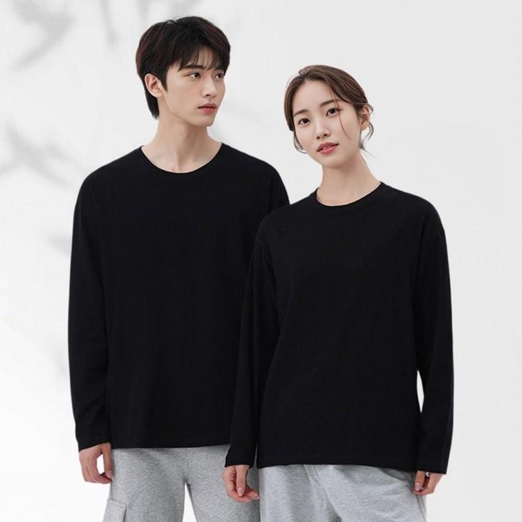 무지 라운드넥 긴팔 티셔츠 긴팔티 기본티 봄 가을