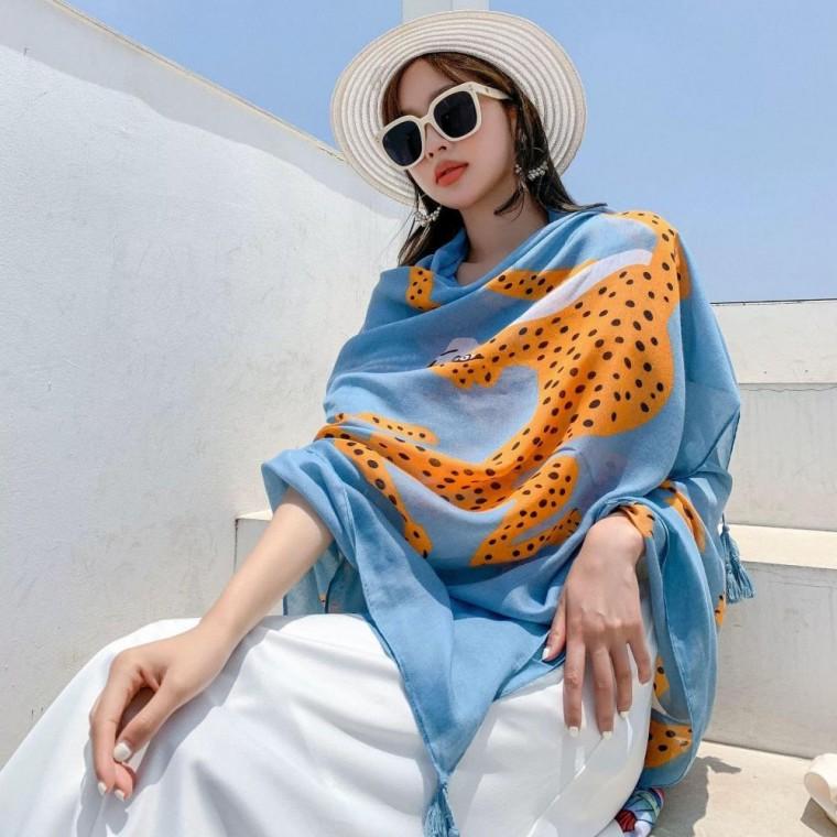 봄스카프 가을 사각 스카프숄 A타입숄 빅사이즈 대형 비치 커버