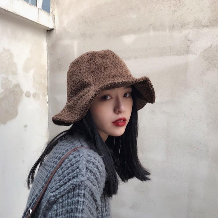컬리 유니크 벙거지 모자 버킷햇 니트모자 챙모자 겨울모자 가을모자 벙거지모자 캡모자