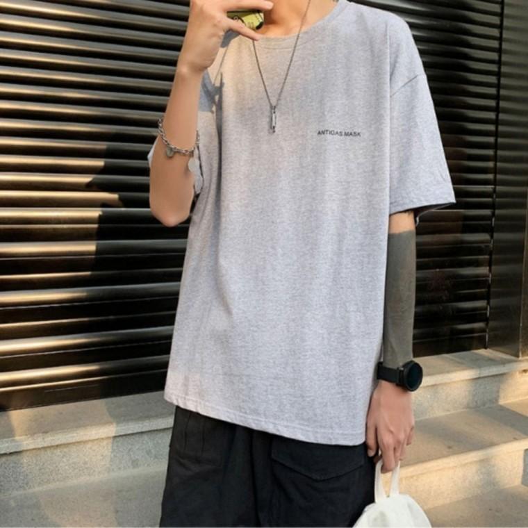 심플 라운드 오버핏 반팔 티셔츠 반팔티 여름 가을 데이트