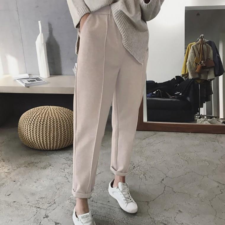 가을 겨울 데일리 여자 편한 밴딩바지 밴딩 슬랙스