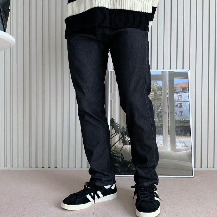 겨울 데님 바지 청바지 남성 가을 남자 데일리 기모