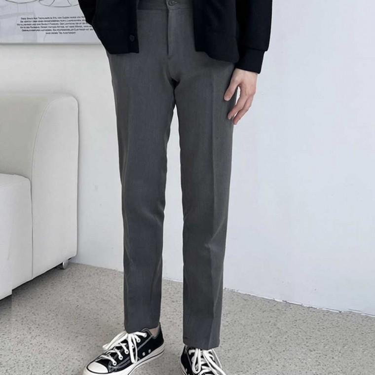 남자밴딩팬츠 남자슬랙스 슬랙스 봄가을 남자면바지 남자편한바지 오피스룩