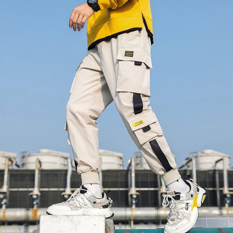 데일리 남자 남성슬랙스 남자면 남자가을슬랙스 작업 스트릿 조거 바지