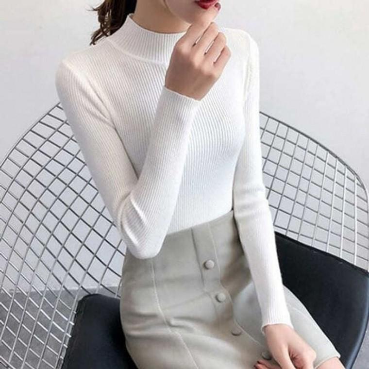 긴팔티셔츠 반목 여성 여성가을티셔츠 여자 여성티셔츠 슬림핏 티셔츠 긴팔티