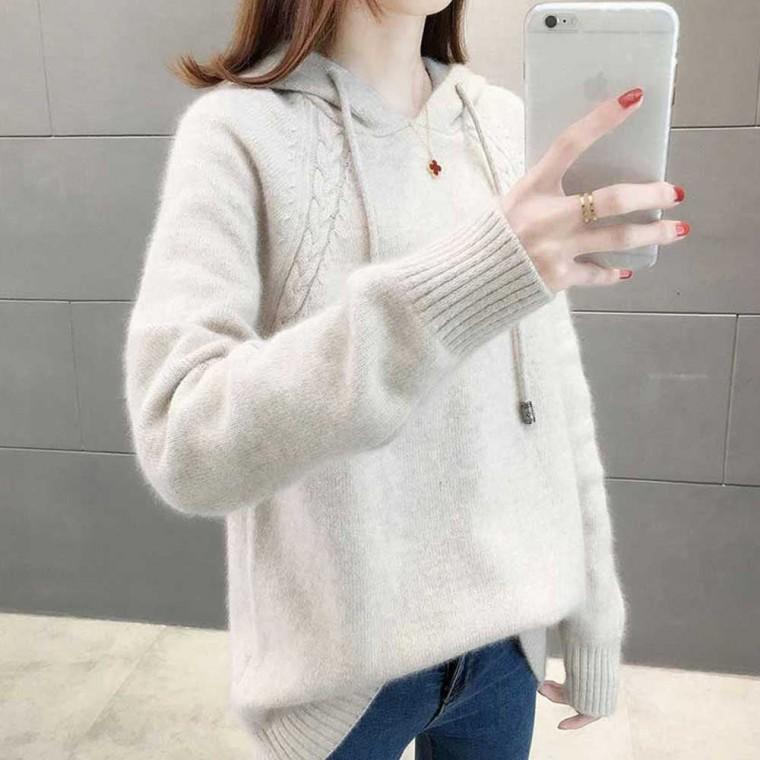 가을 여자 나그랑후드티 마트 여자니트후드티 여자후드티 여성후드티 외출