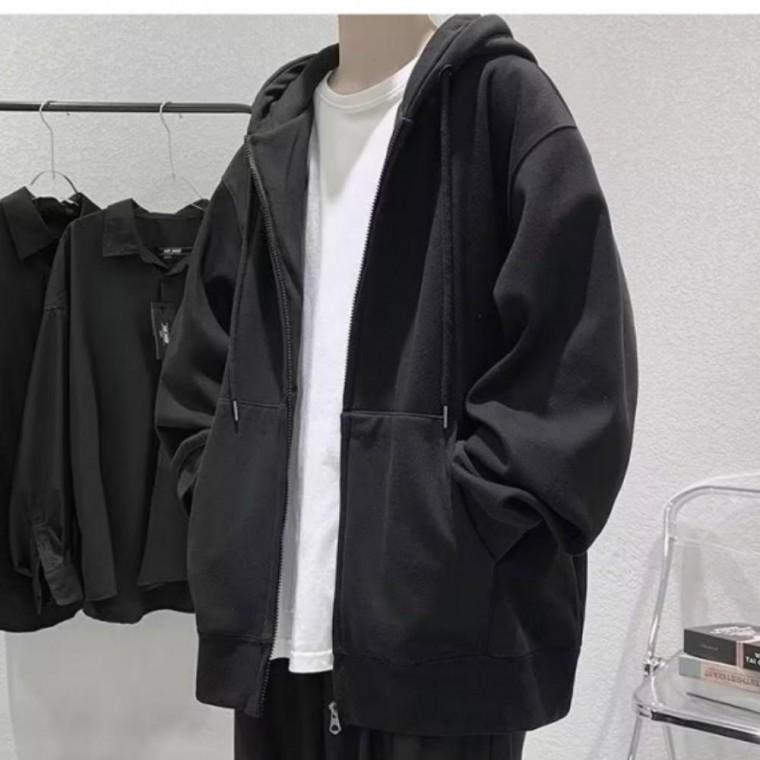 기모안감 남녀공용 집업 가을 아우터 점퍼 후드 봄 패션아우터 캐주얼 집업