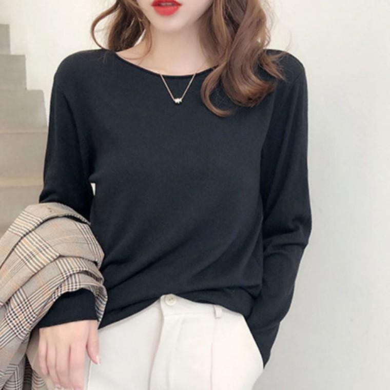 여성오버핏긴팔티 스트릿긴팔티 여자가을티 데일리 여름티셔츠 레이어드티