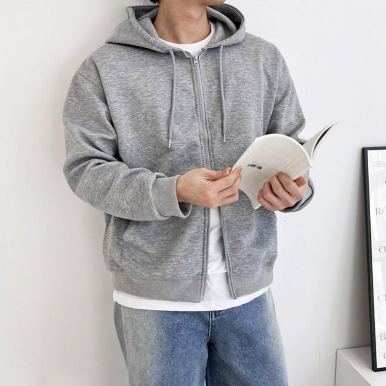 집업 커플 봄가을겨울 오버핏 후드 투웨이후드 H770M 남자빅사이즈