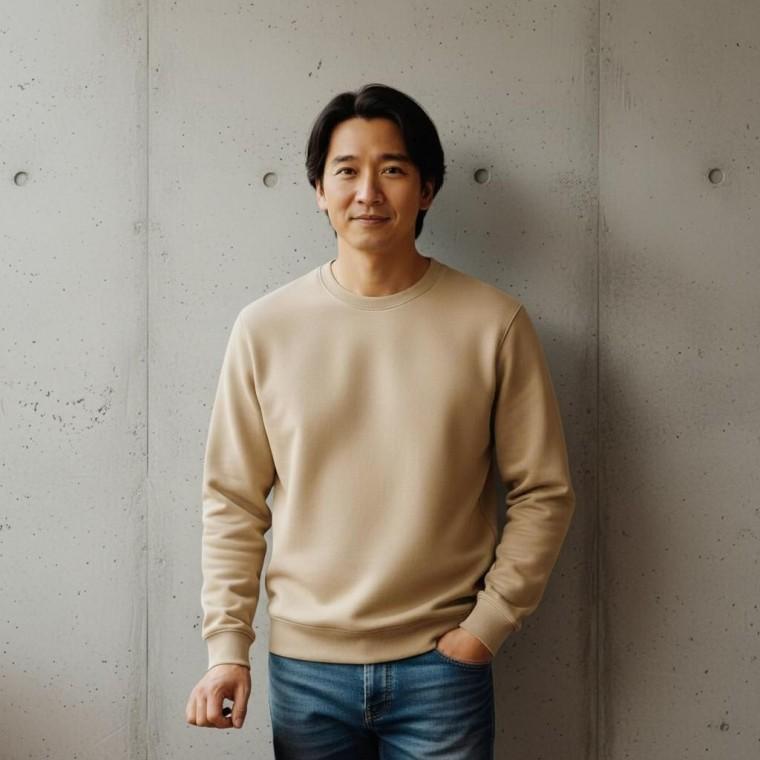 긴팔티 남성 오버핏남자맨투맨 캐주얼룩 무지 긴팔면티 가을 남성맨투맨