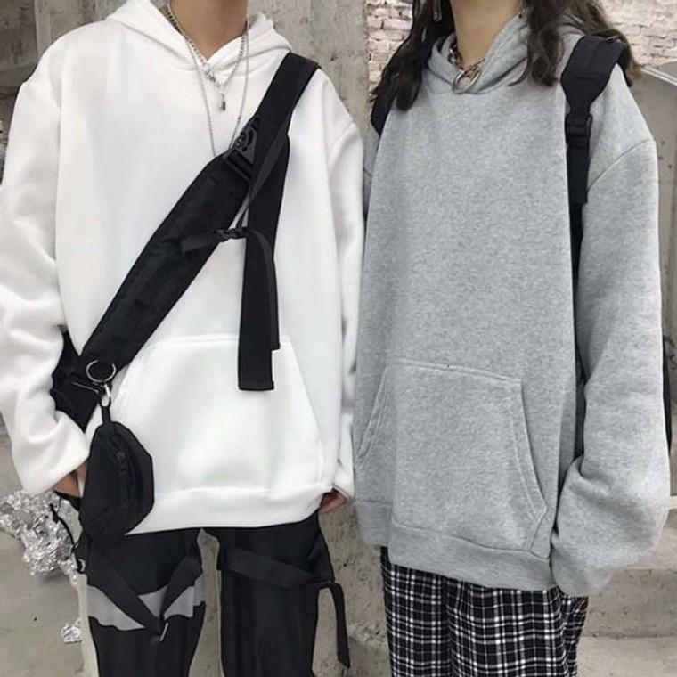여성의류 티 상의 여성가을 오버핏맨투맨 후드 집업 남여 슬림핏 모자티