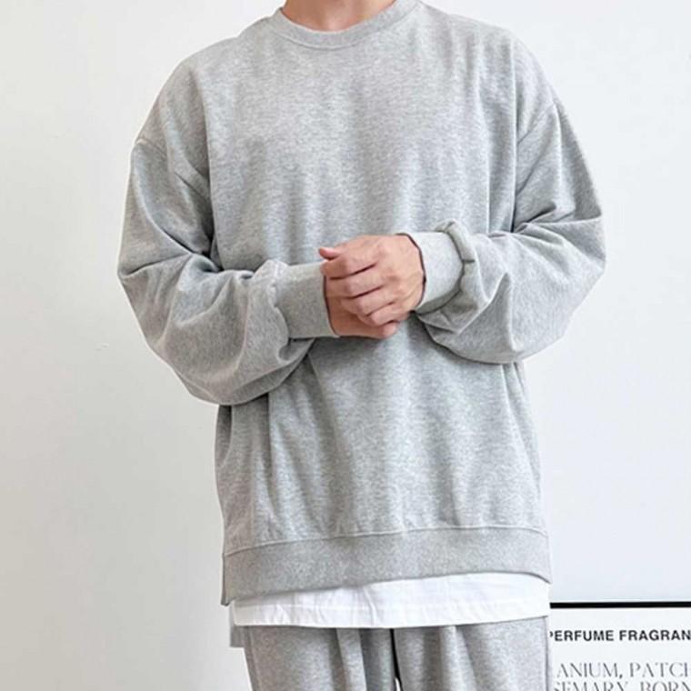 긴팔카라티 무지 남자가을티셔츠 남자긴팔면티 옆트임 남자무지맨투맨