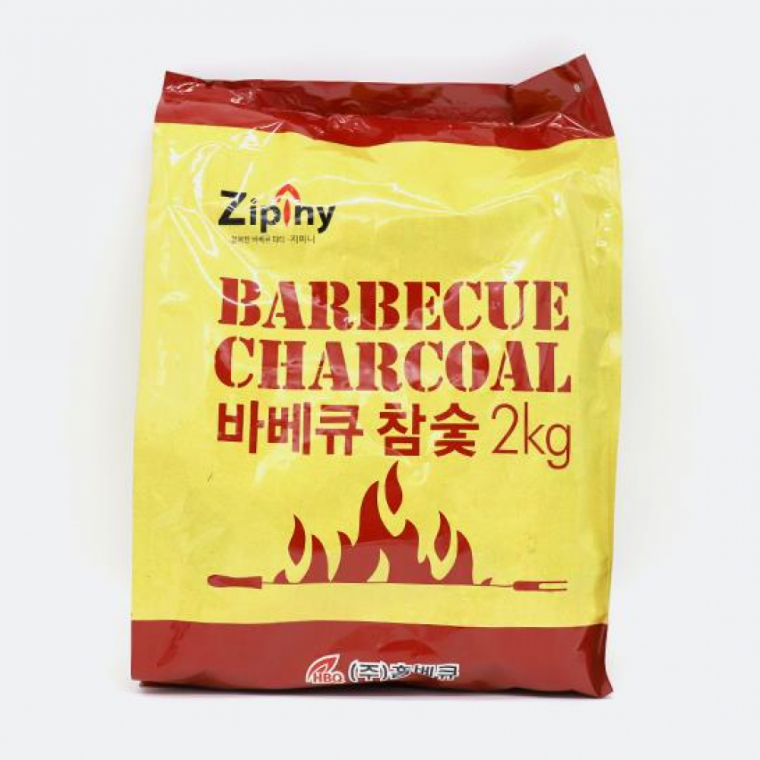 바베큐용 캠핑야외용 연료 참숯 착화제미포함 2kg 고체연료 취사용품