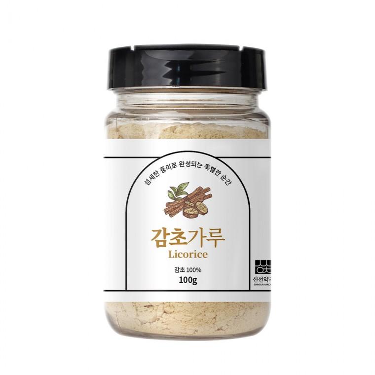 신선약초 감초 가루 100g 분말 차