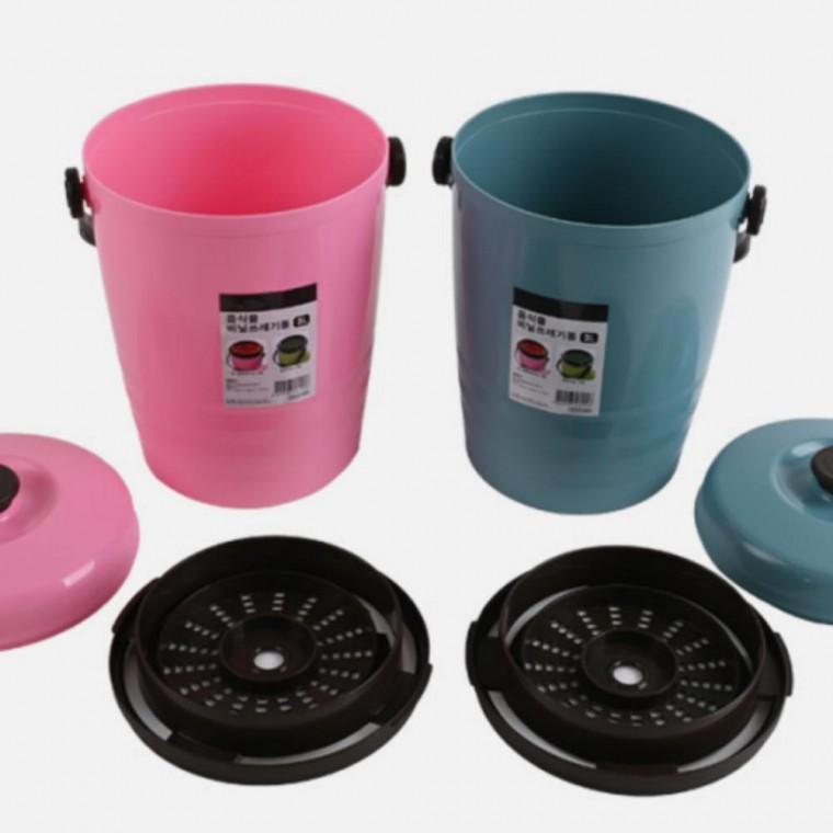 국산 음식물 비닐 쓰레기통 수거통 플라스틱 가정용 3L