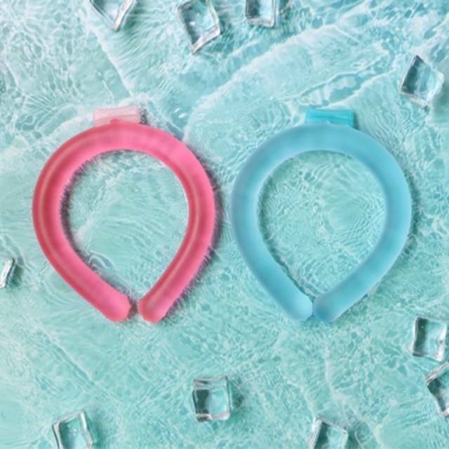아이스 넥쿨러 밴드 쿨 스카프 얼음 목도리 넥 링 쿨링 목 튜브 [급속냉각 목걸이  콜드넥]