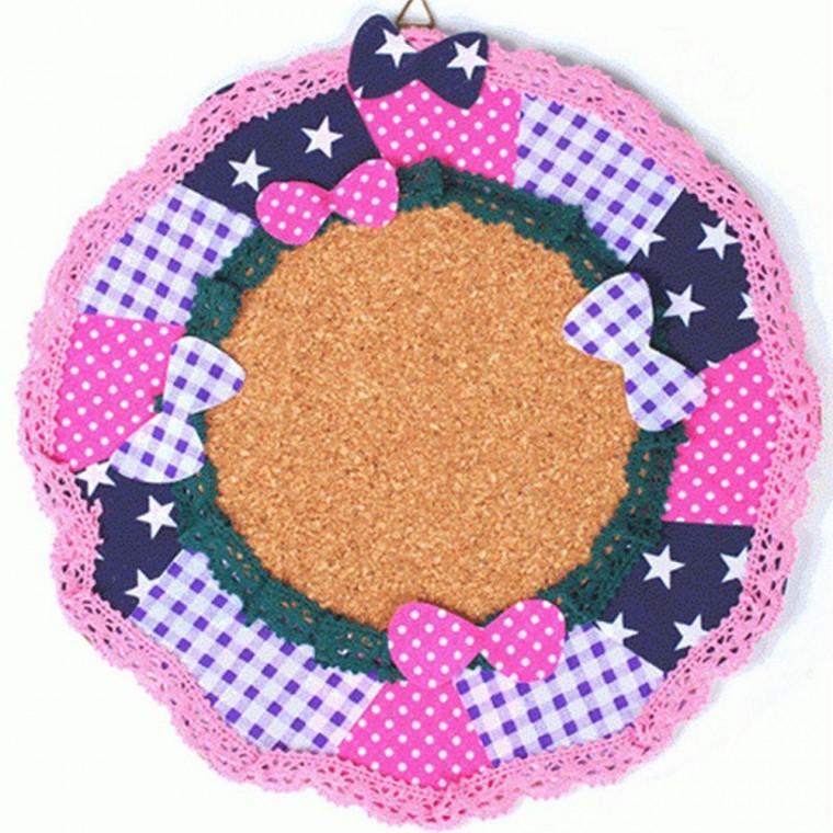 레이스 코르크 액자 만들기 키트 재료 DIY 세트